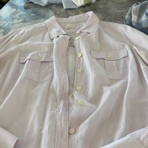 J. Crew Lavender Casual Button-Down Shirt